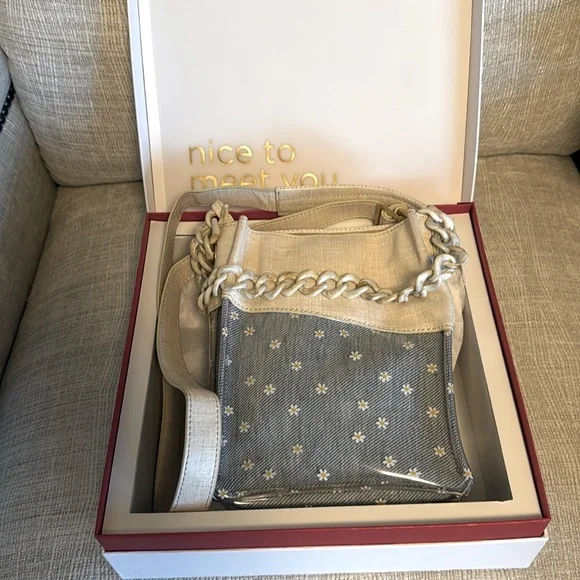 Hammitt *RARE* Davis Undercover Daisy Crossbody handbag with two Straps